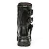 M.391-S18 Gothic Metall Rock Unisex Stiefel mit Schnallen und Schnürsenkel schwarz Product image